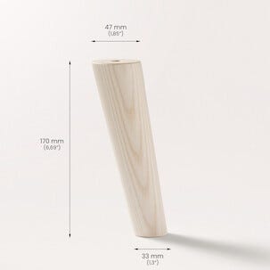 Prettypegs møbelben Dagmar 170 mm 1-pakning