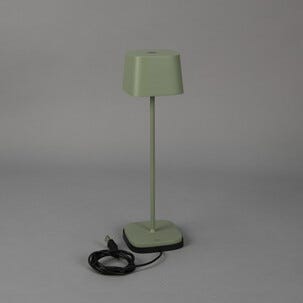 Konstsmide Capri bordlampe USB dimbar utendørs