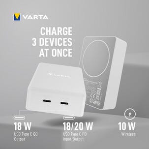 Varta MagPro Wireless trådløs powerbank 10000 mAh