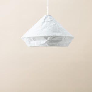 Elin hengende taklampe papir, hvit, 40 cm, Northlight