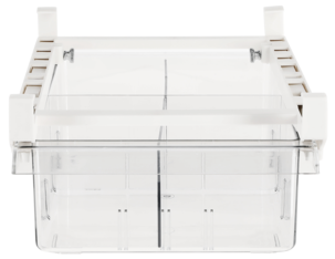 Kjøleskapsoppbevaring uttrekkbar, 20 x 30,5 x 9,5 cm