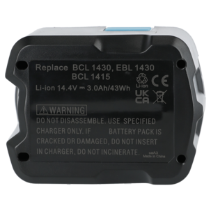 Akku pistokiinnityksellä Hitachi-sähkötyökaluihin 14,4 V 3,0 Ah Li-Ion