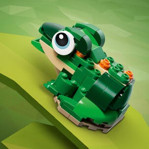 LEGO Creator 3-i-1 Skilpadde med vannliljeblomst 31377, fra 7 år