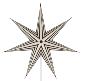Stor adventsstjerne i papir, 75 cm, Northlight