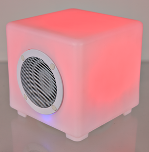 Kaiutin, jossa LED-valo