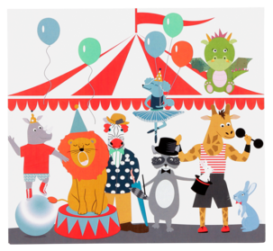 Skattjakt barnkalas cirkus