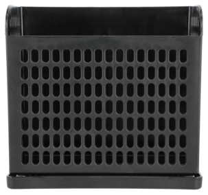 Bestickkorg plast, 2 fack, svart