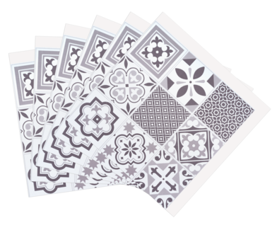 D-C-Fix självhäftande väggplattor 30,5 x 30,5 cm, 6-pack