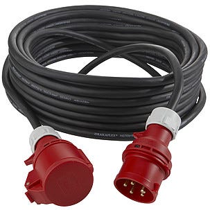 3-faskabel 15 m med fasvändare