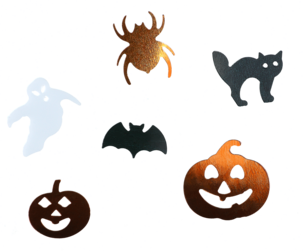 Konfetti till halloween