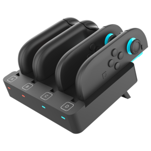Exibel laddstation för 4 Joy-Con kontroller