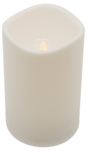 Blockljus LED med timer utomhus, vitt, Northlight