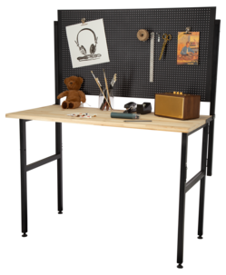 Arbetsbänk och verktygstavla