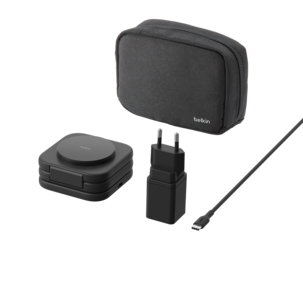 Belkin BoostCharge Pro 3-i-1 trådløs reiselader Qi2, 15 W