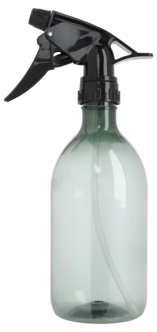 Suihkepullo läpinäkyvä, 500 ml