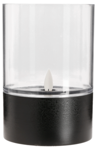 Solcellelykt sylinder 9 cm