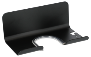 Hiustenkuivaajan teline, teippikiinnitys, mattamusta