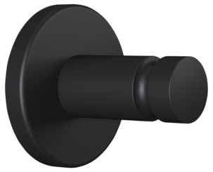 Tesa Moon Black handdukskrok självhäftande, svart