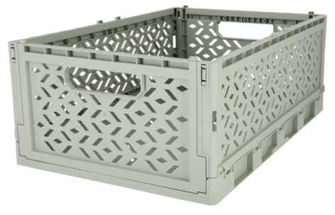 Klappboks av resirkulert plast, XL, 48,8 x 33,1 x 19 cm