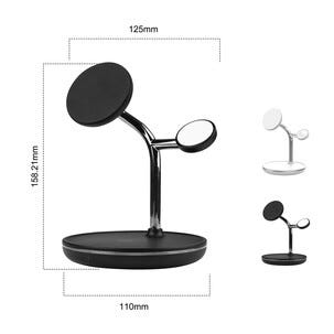 Trådløs Qi2-lader 3-i-1 for iPhone, magnetisk, 15 W