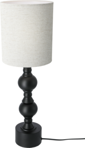 Northlight Vera bordslampa linne, 62 cm