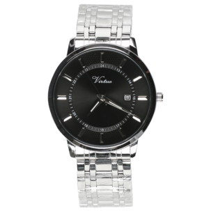 Virtue armbandsur analogt, silver med stållänk