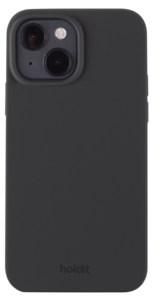 Mobilskal silikon för iPhone 14, Holdit Black