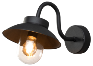 Konstsmide Vega Mini utelampe med skjerm IP44  