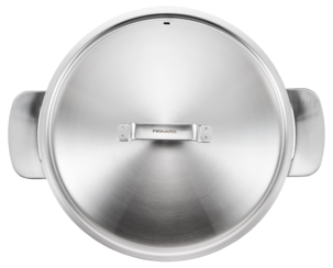 Fiskars All Steel Paistovuoka, jossa kansi, ruostumatonta terästä