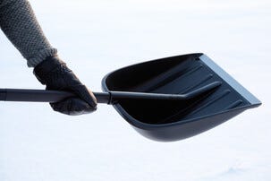 Sini Lumilapio alumiininen varsi ja kärkilista , 37 cm