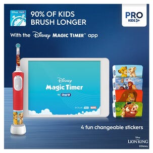 Oral-B Pro Kids The Lion King elektrisk tannbørste for barn, fra 3 år