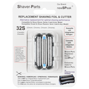 Ajopää 32S partakoneeseen Braun Series 3