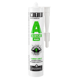 WFT A Acrylic Flex målarfog vit utomhus, 310 ml