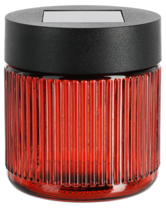 Solcellelykt glass Northlight, 8 cm