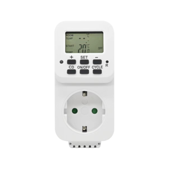 Digital termostat för element, frostvakt 0-40 grader