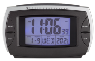 Radiokontrollerad väckarklocka