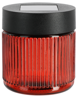 Solcellelykt glass Northlight, 8 cm
