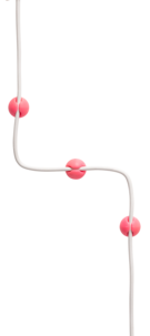 Kaapelikiinnike Cable Candy Small Beans 10 kpl