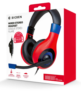 Bigben gaming headset med mikrofon för Nintendo Switch