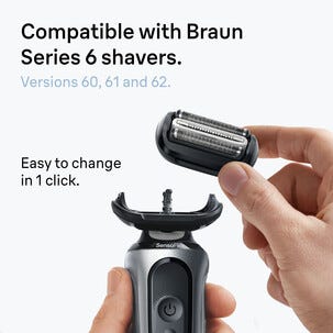 Rakhuvud 64B till rakapparat Braun Series 6 