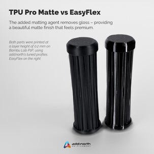 Addnorth TPU Pro Matte 95A Filament svart 1,75 mm, 1 kg