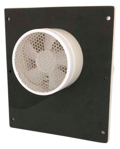 Sunwind MiniVent solventilator med integrert solcellepanel