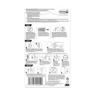 Command selvheftende kroker small, 4-pakning