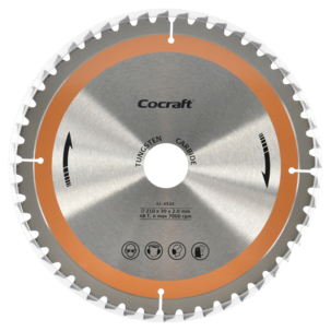 Cocraft sagblad 210 x 30 x 2,0 mm, 48T negativ