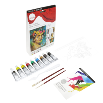 Daler-Rowney Simply Oil Paint Set komplett oljemalingssett