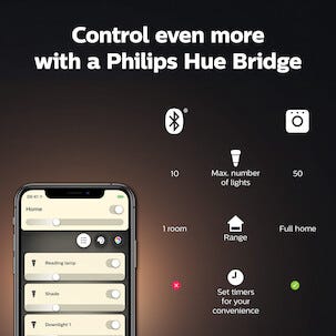 Philips Hue White E27 LED normalpære 7 W Bluetooth
