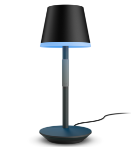 Philips Hue WCA Go bærbar bordlampe i metall, 35 cm