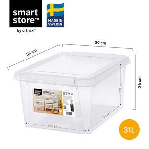 SmartStore Home förvaringslåda med lock