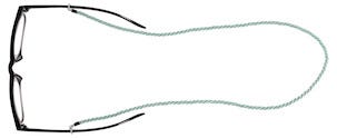 Glasögonsnodd turkos