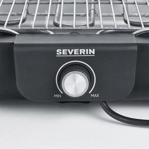 Severin elektrisk bordsgrill, grillgaller i rostfritt stål
